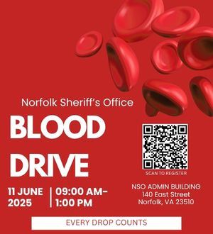Sheriff's Office Blood Drive graphic image link