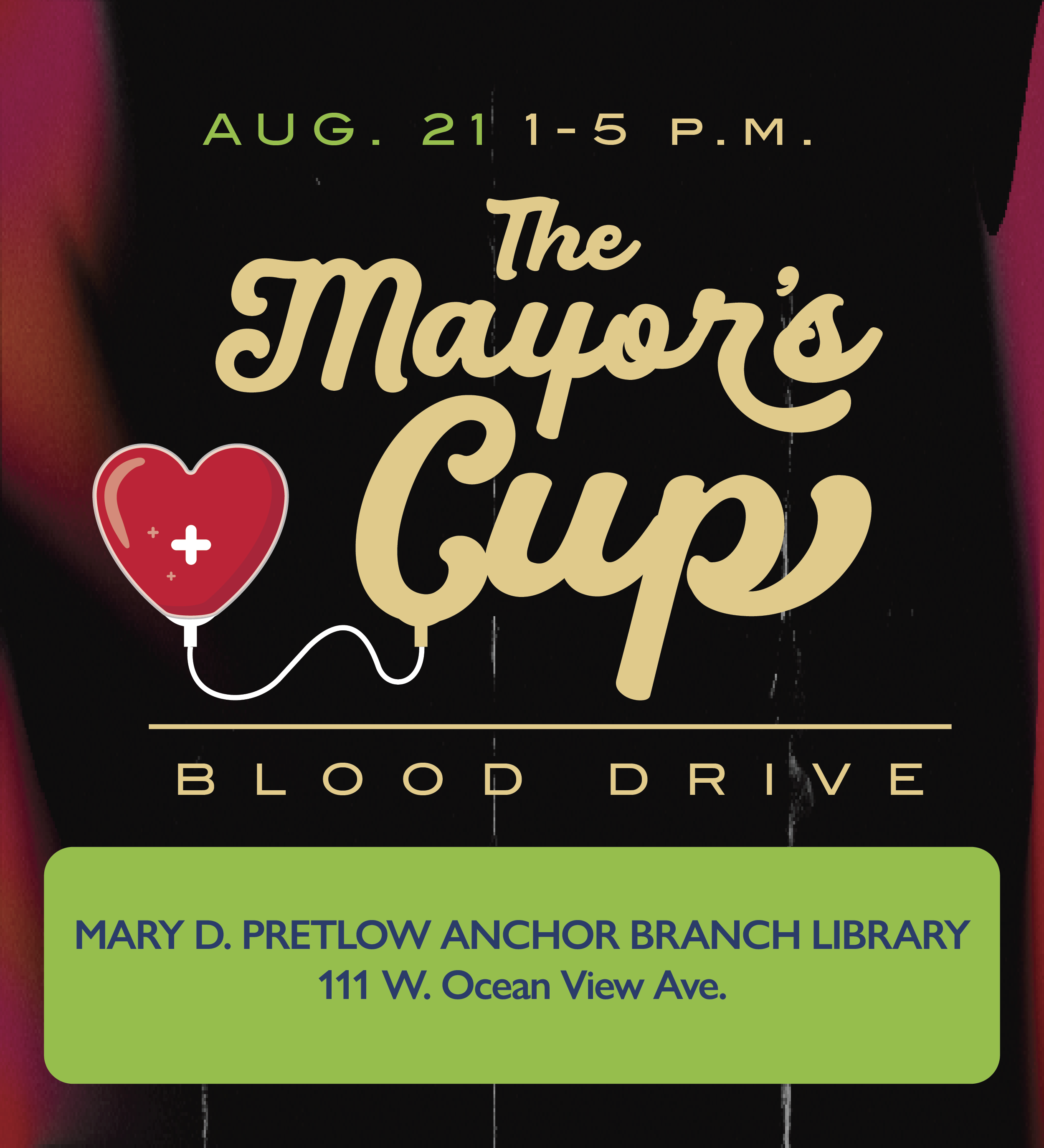 Mayor's Cup Blood Drive graphic image link