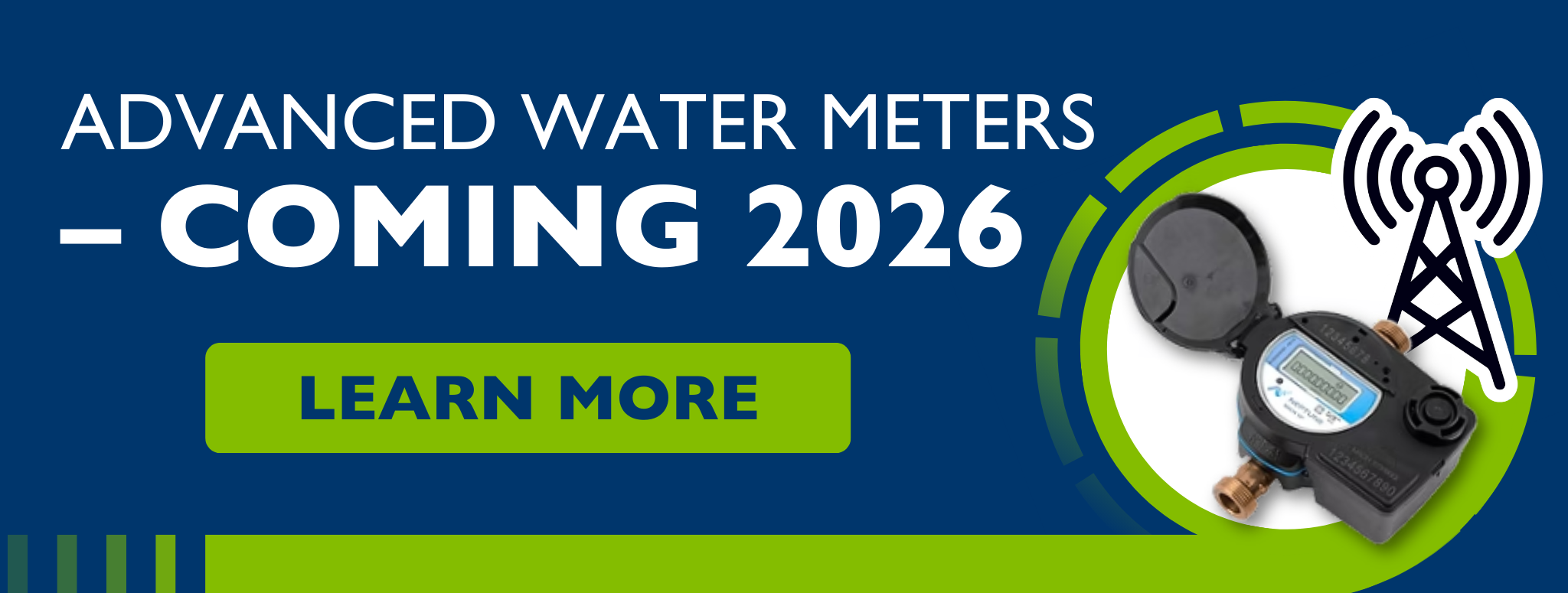 Advanced Water Meters - Coming 2026