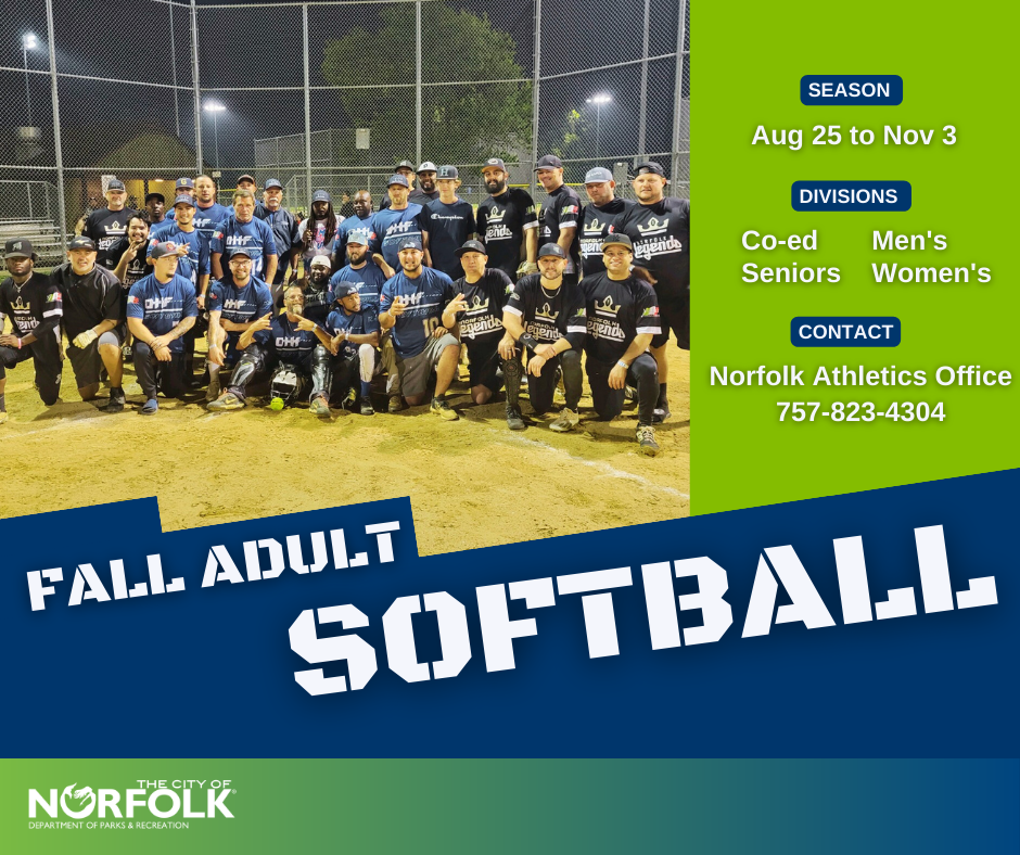 Fall Adult Softball League Flyer 