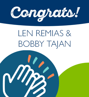Congrats Len and Bobby Image Link