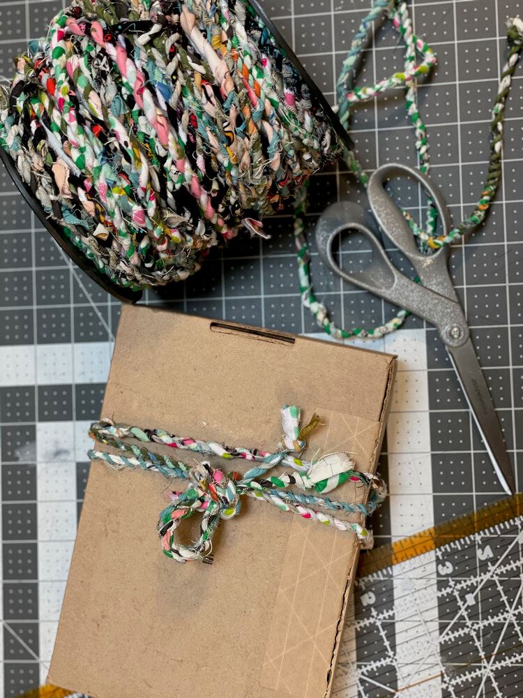 Upcycled fabric twine Image