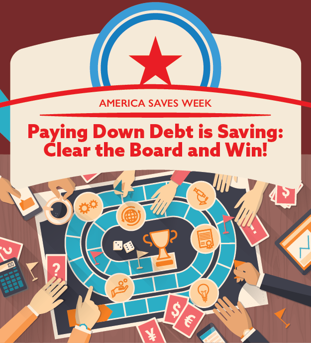 America Saves Week Clear the Board and Win Image link