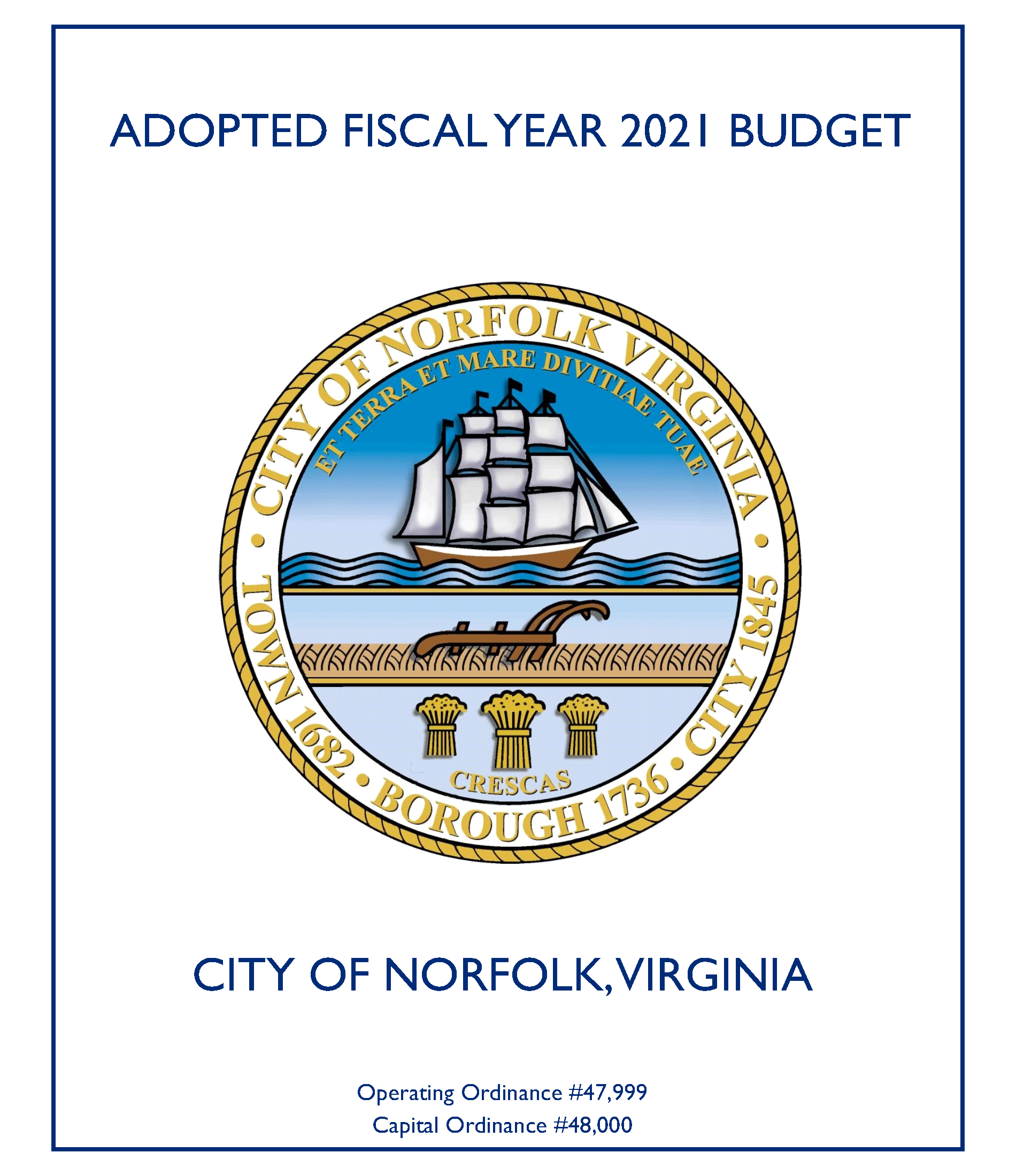 FY 2021 Binder Cover Adopted Front Image