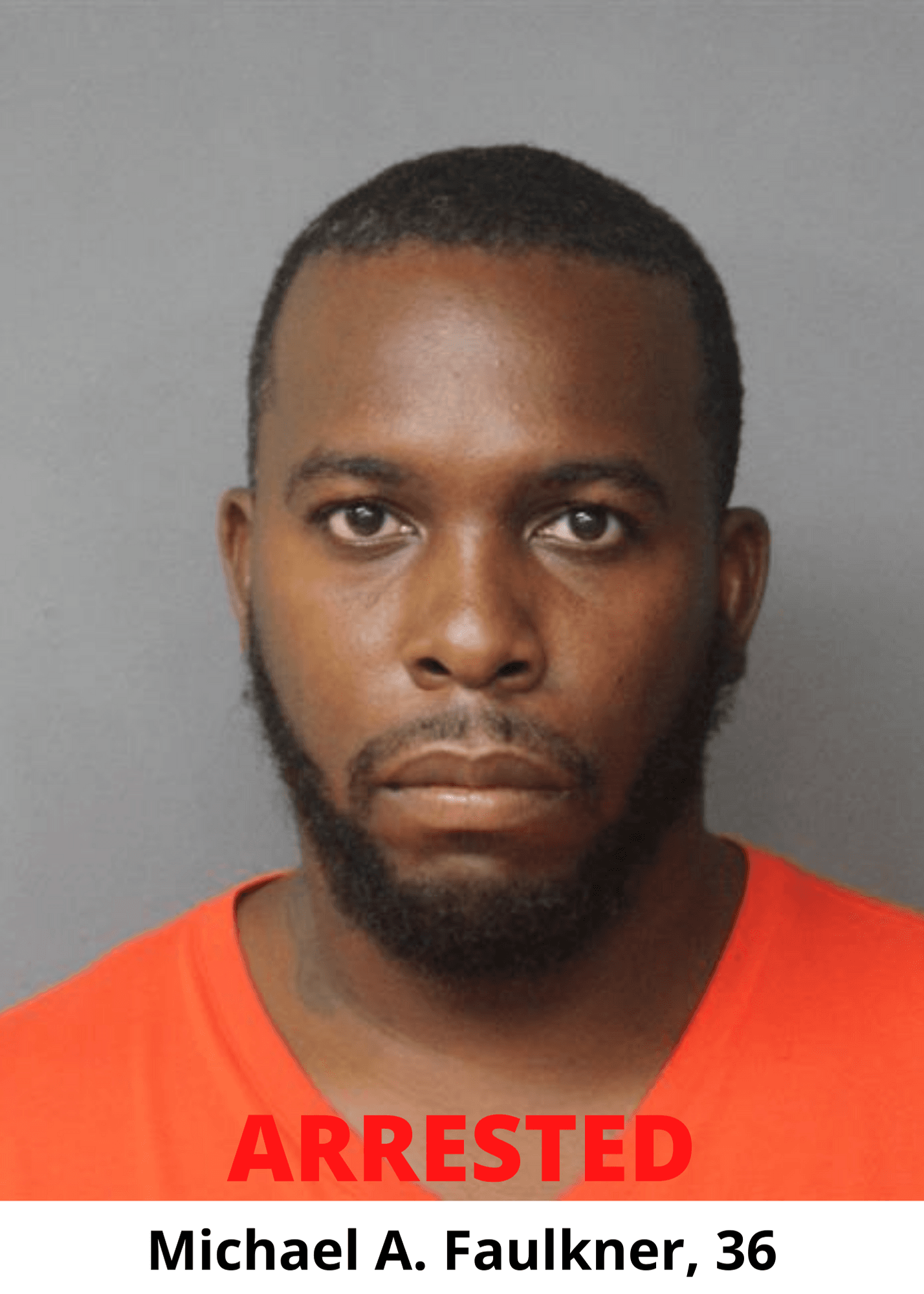 Arrest Photo - Michael A Faulkner