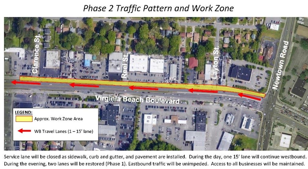 Virginia Beach Boulevard Map