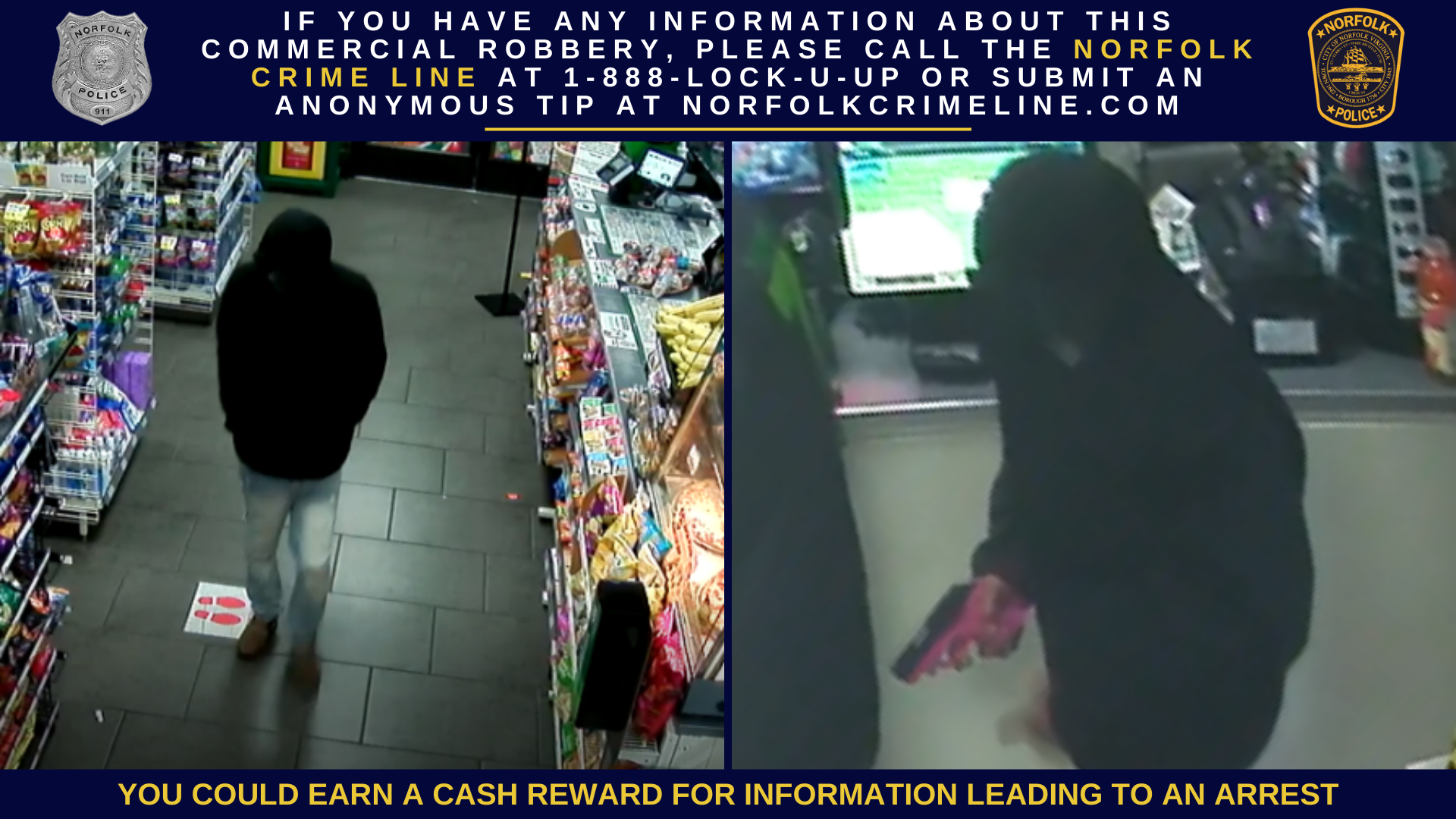 Chesapeake Blvd Robbery