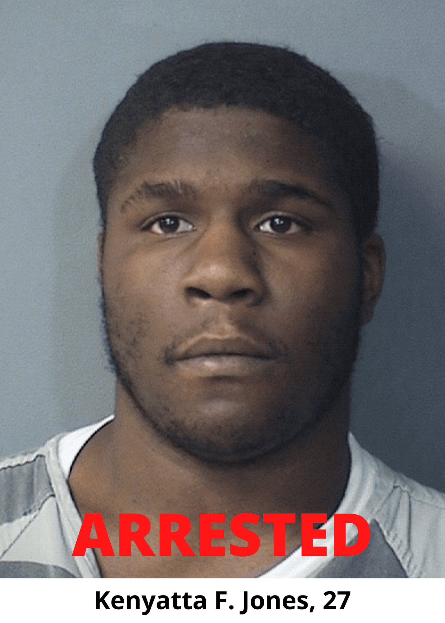 Arrest Photo - Kenyatta F. Jones