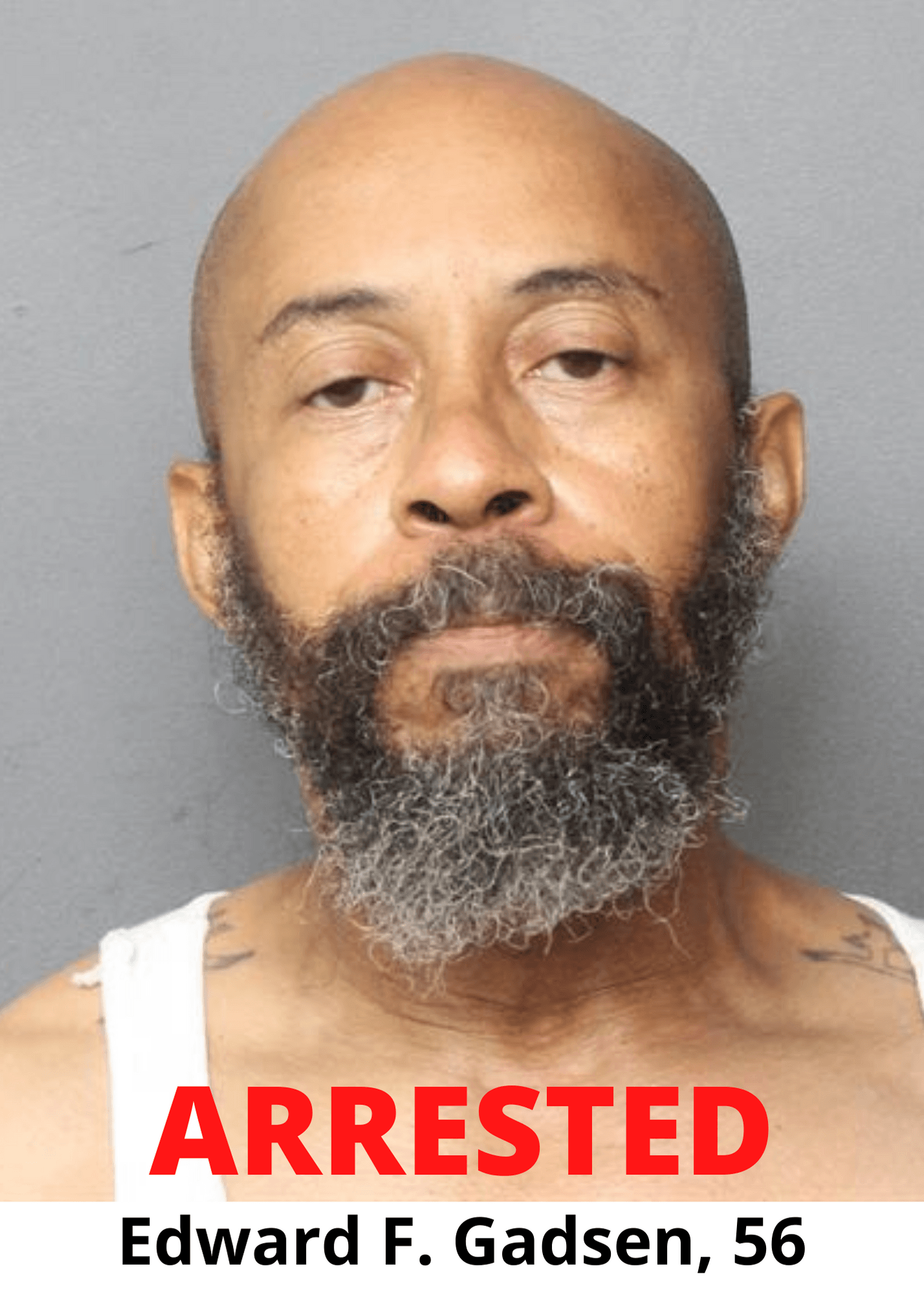 Arrest Photo - Edward F. Gadsen