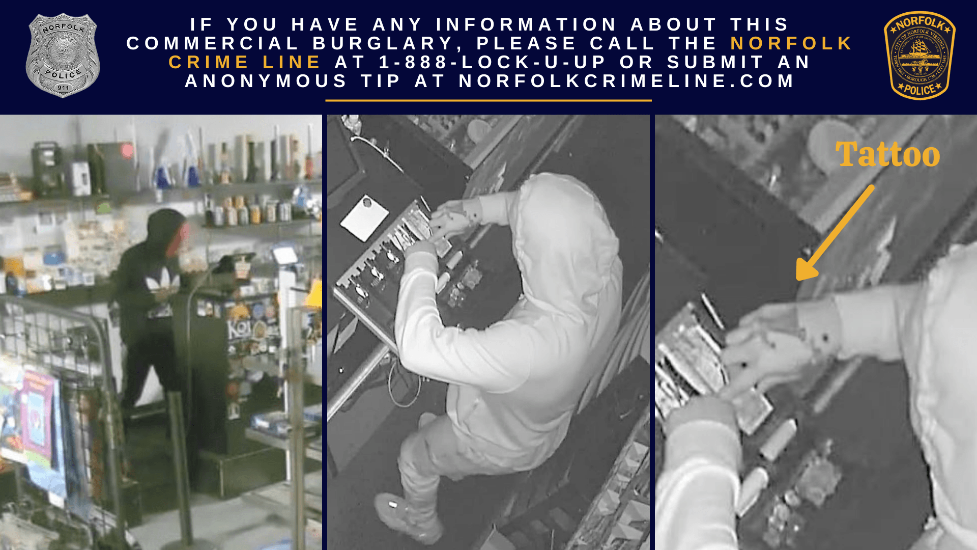 Commercial Burglary - Vape Stores - 061021 - Suspect Photo