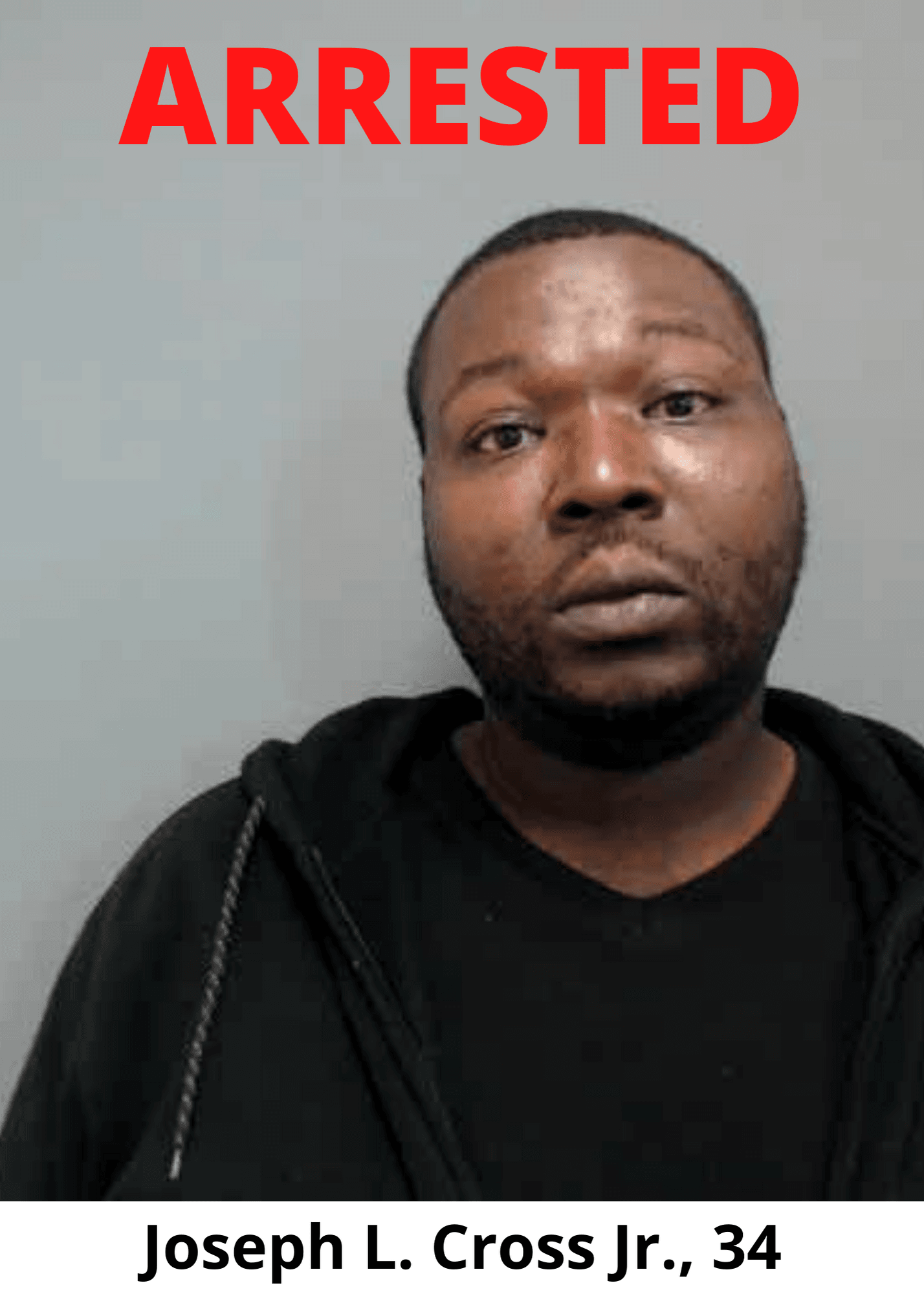 Arrest Photo - Joseph L. Cross Jr.