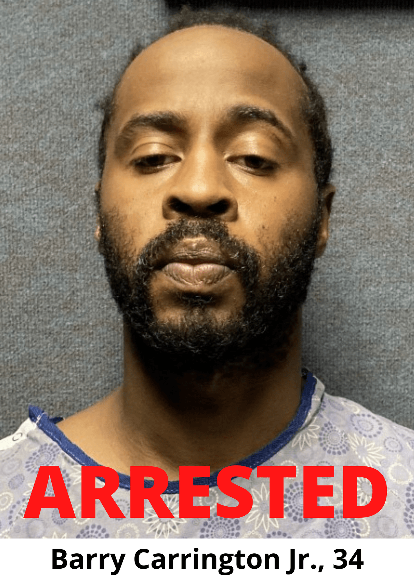 Arrest Photo - Barry Carrington Jr.