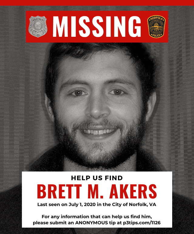 Missing Poster- Brett M. Akers