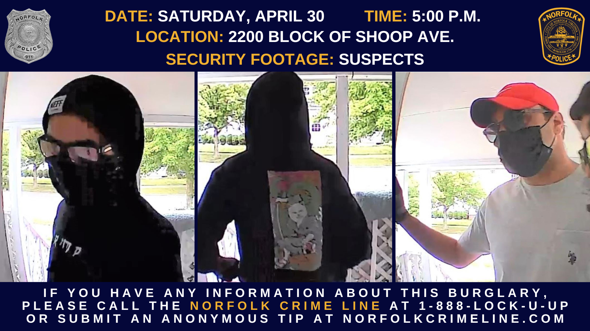 Residential Burglary - 2200 Shoop Avenue - 043022- Photos