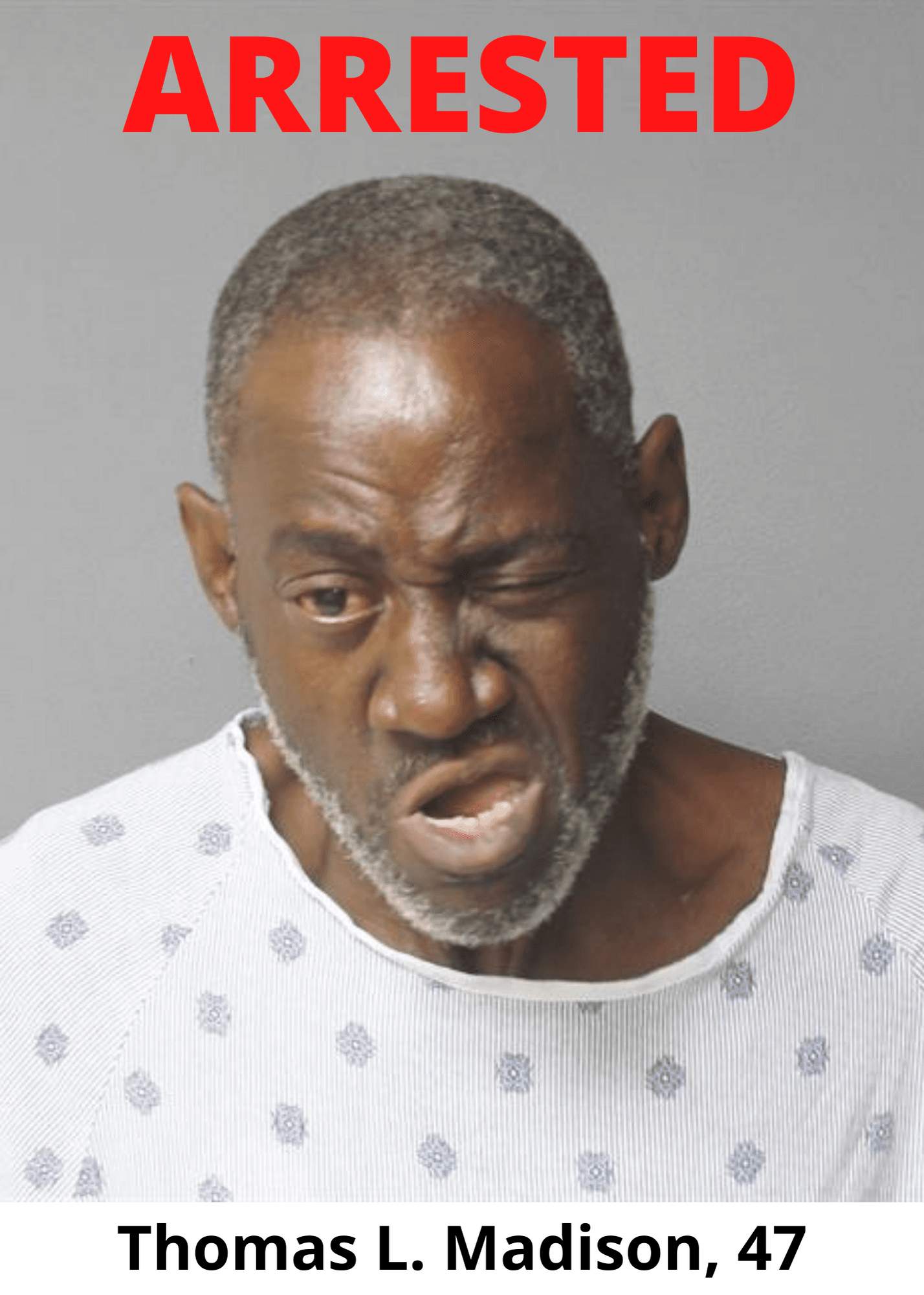 Arrest Photo - Thomas L Madison