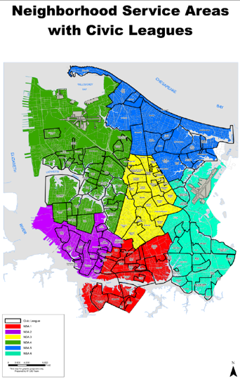 Neighborhood Service Area map thumbnail