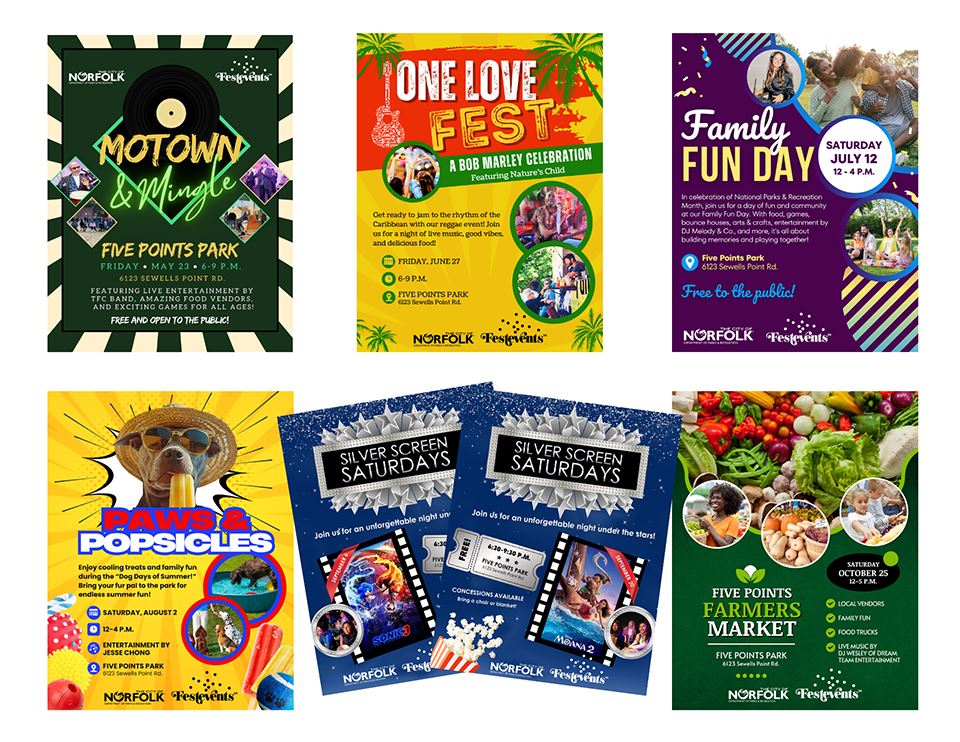 2025 Five Points Park Event Schedule Image