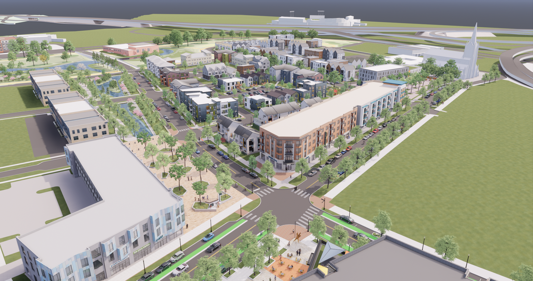 St Paul's Area Aerial Image 